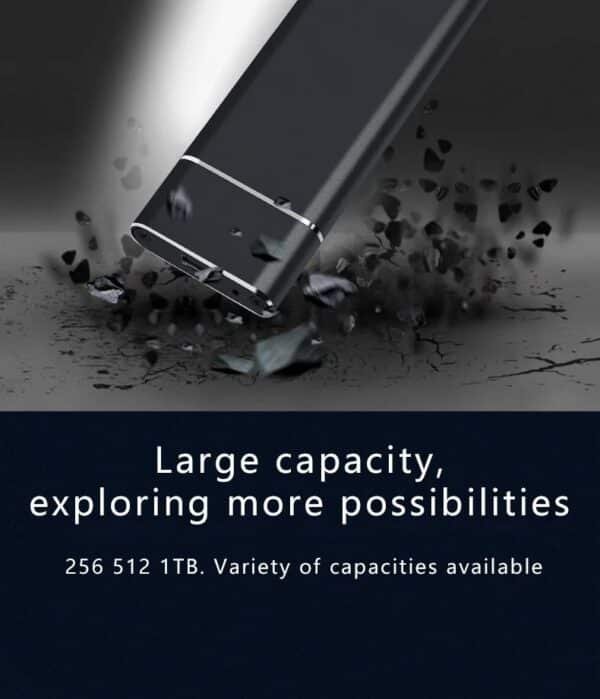 Portable SSD 1TB External Hard Disk High Speed Solid State Drive USB3.1 Type-C Storage Device - Image 5