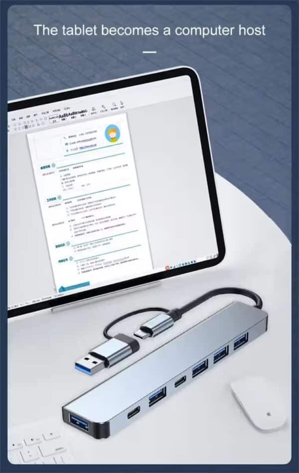 USB 3.0 5/8 Port Hub OTG Adapter 5Gpbs High Speed USB 3.0 2.0 Splitter 3.5 Audio - Image 11