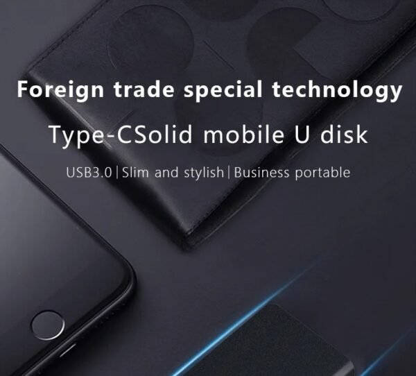 Portable SSD 1TB External Hard Disk High Speed Solid State Drive USB3.1 Type-C Storage Device - Image 2
