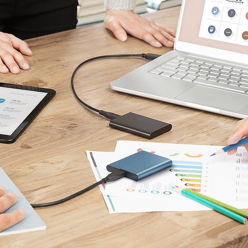 Portable Storage PSSD SSD USB Interface Fast External Hard Disk 1TB - Image 6